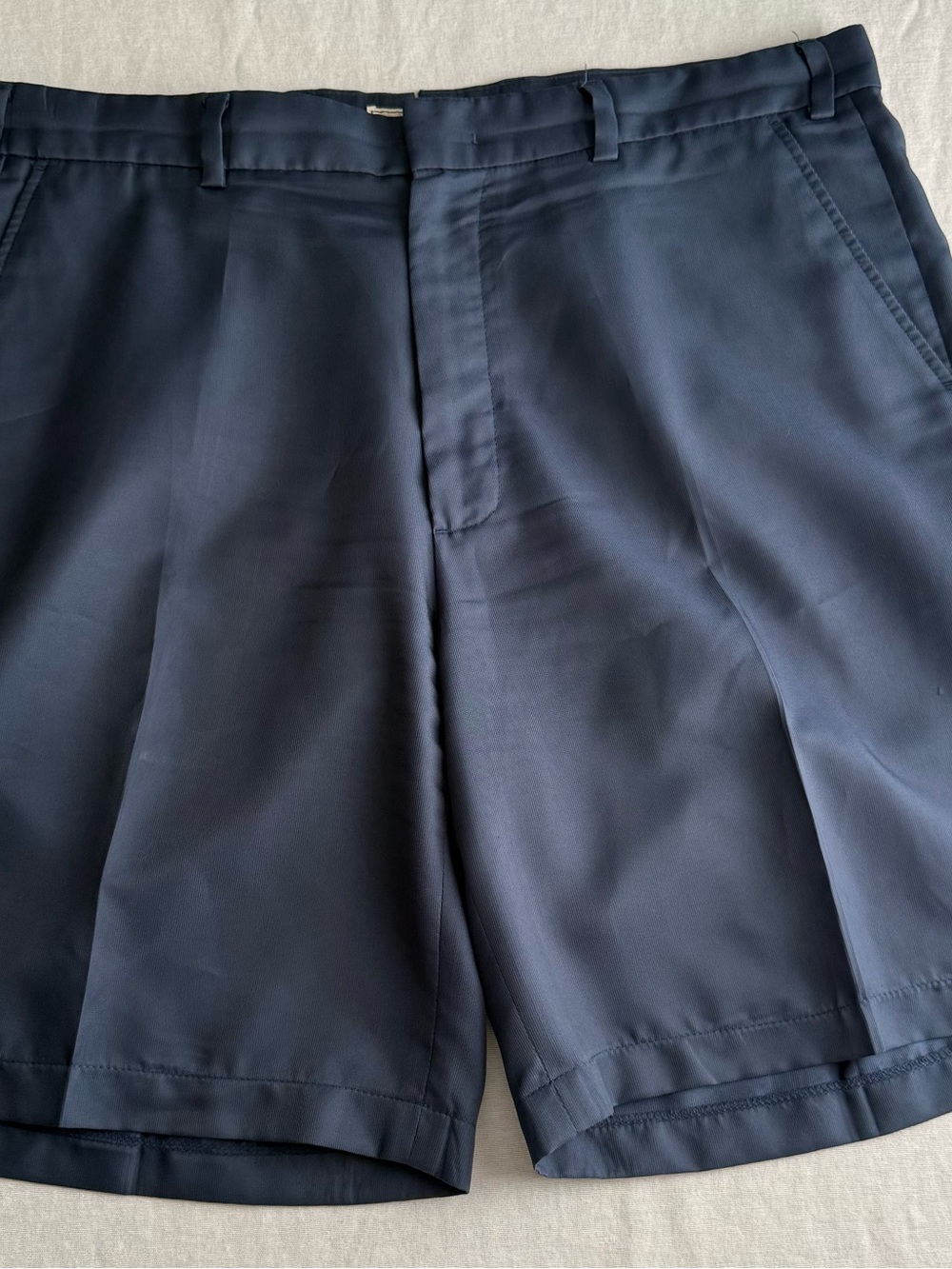 Peter Millar Golf Shorts Men 38 Blue Performance Flat Front